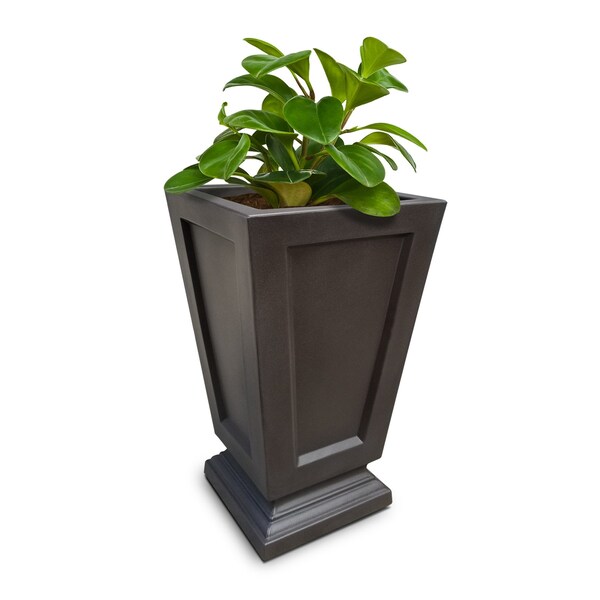 Aberdeen 25" Tall Planter - Espresso